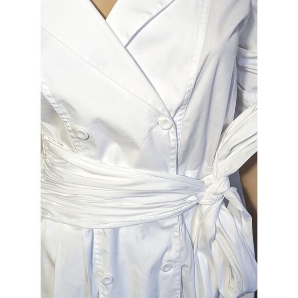 Jennifer Tattanelli Casini Pachira Wrap Sheath Dress Size 42 US 6 - Picture 5 of 13